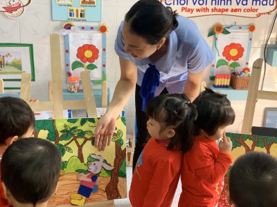 Kể chuyện : "Thỏ con ăn gì ? "