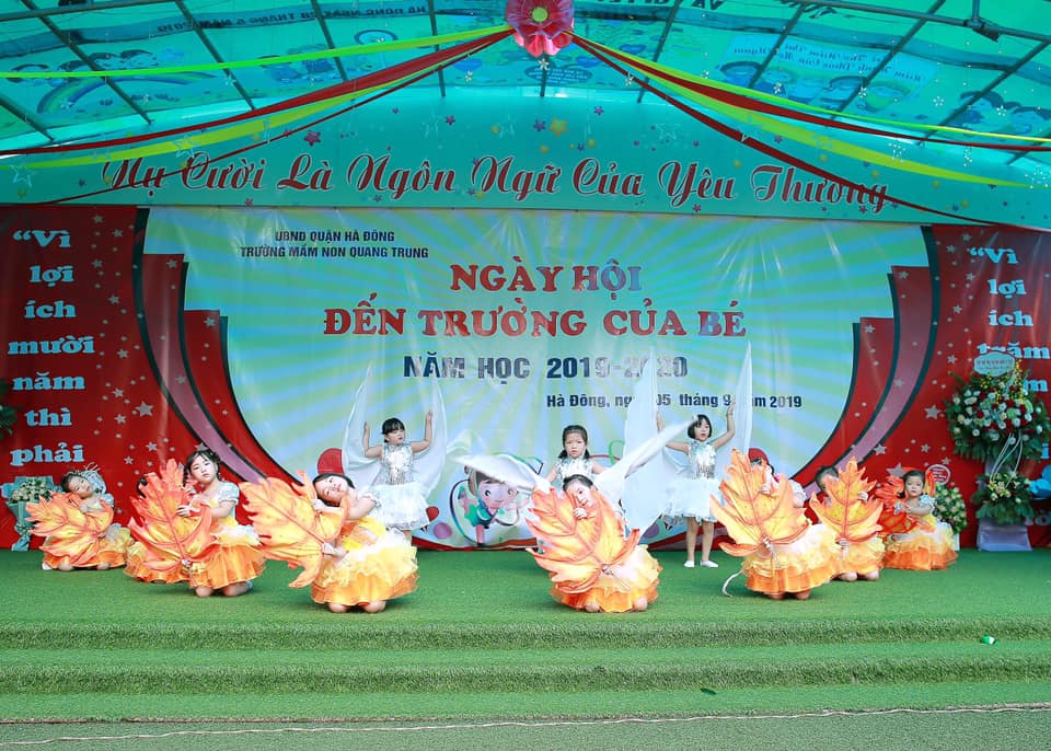 Tiết mục múa của các bé
