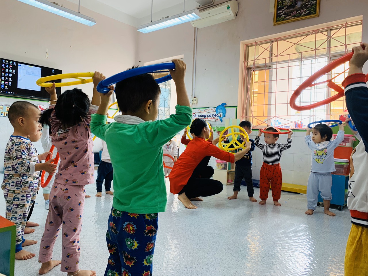 Chúng mình cùng thể dục sáng nào