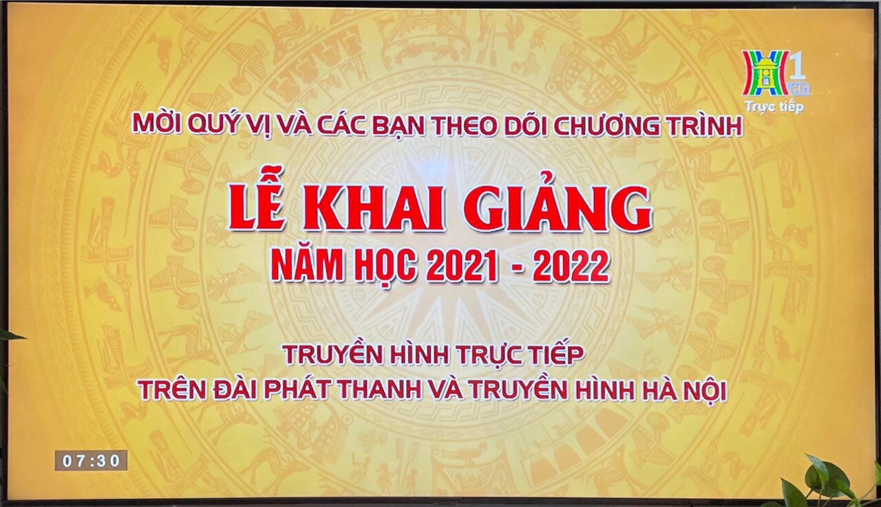 Những hình ảnh vô cùng xúc động của cô và trẻ Trường mầm non trong ngày khải giảng đón chào năm học mới bằng hình thức khai giảng trực tuyến